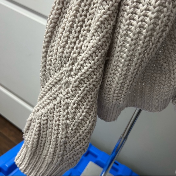 Design Lab Lord & Taylor Taupe Knit Cardigan - Picture 2 of 8